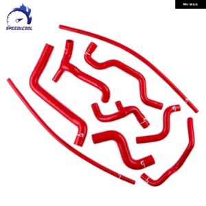 1991-1999 フォルクスワーゲン VW ゴルフ MK3 GTI 2.0L 8V AGG ADY 115HP シリコン ラジエーター クーラントホース チューブ パイプ キット - Red