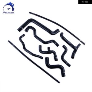 1991-1999 フォルクスワーゲン VW ゴルフ MK3 GTI 2.0L 8V AGG ADY 115HP シリコン ラジエーター クーラントホース チューブ パイプ キット - black