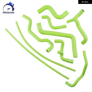 1991-1999 フォルクスワーゲン VW ゴルフ MK3 GTI 2.0L 8V AGG ADY 115HP シリコン ラジエーター クーラントホース チューブ パイプ キット - green toxic