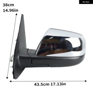 7ピンドアサイドミラー アセンブリ トヨタ セコイア トヨタ タンドラ 2007-2013電気メッキ加熱バックミラー カーアクセサリー - 1PC Left