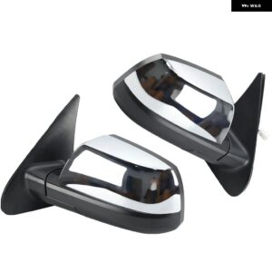 7ピンドアサイドミラー アセンブリ トヨタ セコイア トヨタ タンドラ 2007-2013電気メッキ加熱バックミラー カーアクセサリー - 1 Pair