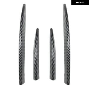 メルセデス ベンツ CLE クーペ C236 2024+ フロント バンパー ウインドナイフスポイラー エアナイフ サイドスカート クラッシュ ストリップ ストライプ トリ - Carbon Look