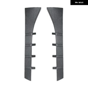 BMW 5シリーズ ツーリング F11 2011-2017 車用 リアウィンドウ サイドウィング テールスポイラー スプリッター グロッシーブラック/カーボンルック - Carbon Look