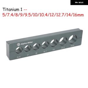 アルミ自転車リアサスペンションショック アブソーバー ホルダー 5-30MM フロント フォーク ハブリペアクランプ 自転車 車 リペアツール - T 1 -16.6-23.9MM