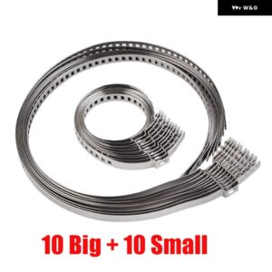 CVジョイント アクスル ブーツ クランププライヤーツール ステンレス 製圧着バンド20本付き 自動車 ATV バイク オートバイ - as picture4