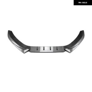 車用フロント バンパー フロントロアリップスポイラー ディフューザー アウディ A4 S4 B8.5 SLINE 2013-2016 外装 ガード 装飾 カバー トリム - Carbon Look