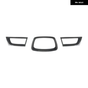 スバル インプレッサ WRX STI 9TH 2006-2007 車用 フロント バンパー フード グリル メッシュ アウター カバー フロントミドルメッシュカバー 外装 - Carbon Look