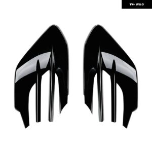 車用フロント バンパー フォグランプ グリル メルセデス ベンツ GLE クラス W167 C167 2024+ GLE450 GLE53 AMG カーガードアクセサリー - Gloss Black