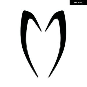 マツダ MX-5 ミアータ ND 2016+ 車 リアウインドナイフスポイラー サイドウイング ブレード スタイル ボディエクステリアガードデコレーション ステッカー - Gloss Black