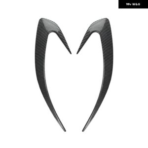 マツダ MX-5 ミアータ ND 2016+ 車 リアウインドナイフスポイラー サイドウイング ブレード スタイル ボディエクステリアガードデコレーション ステッカー - Carbon Look