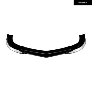 車用フロント バンパー リップスポイラー フロントアンダーチンスプリッター メルセデス ベンツ C クラス C63 AMG W204 2007-2010 オートエクステリアカバー - Gloss Black