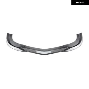 車用フロント バンパー リップスポイラー フロントアンダーチンスプリッター メルセデス ベンツ C クラス C63 AMG W204 2007-2010 オートエクステリアカバー - Carbon Look