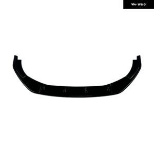 車用フロント バンパー フロントロアリップスポイラー フォルクスワーゲン ゴルフ 6 ハイグレード ゴルフ 6 MK6 GTI 2008-2012 ABS製 オートボディガード - Gloss Black