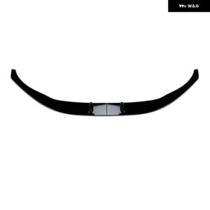 車用フロント バンパー リップ フロントコーナースポイラー ディフューザー キット BMW 2シリーズ F22 F23 Mスポーツ MP 2015-2019 外装 ガード 装飾 - Gloss Black Lip