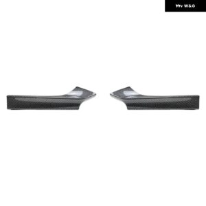 車用フロント バンパー リップ フロントコーナースポイラー ディフューザー キット BMW 2シリーズ F22 F23 Mスポーツ MP 2015-2019 外装 ガード 装飾 - Carbon Look Corner