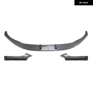 車用フロント バンパー リップ フロントコーナースポイラー ディフューザー キット BMW 2シリーズ F22 F23 Mスポーツ MP 2015-2019 外装 ガード 装飾 - Carbon Look Set