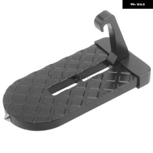 汎用 アクセサリー ドアステップペダル ドアステップフック ルーフラックステップ 6 X3 X 0.6インチ SUV ジープ RVなどほとんど種類車 - black