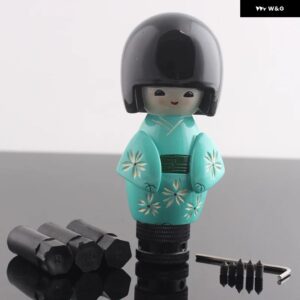 汎用 アクセサリー スタイル スティック ギア シフト ノブ シフター レバー マニュアル 車セダンクーペSUVクロスオーバーワゴン ハッチバック トラック - Green