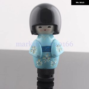 汎用 アクセサリー スタイル スティック ギア シフト ノブ シフター レバー マニュアル 車セダンクーペSUVクロスオーバーワゴン ハッチバック トラック - blue