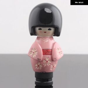 汎用 アクセサリー スタイル スティック ギア シフト ノブ シフター レバー マニュアル 車セダンクーペSUVクロスオーバーワゴン ハッチバック トラック - Pink