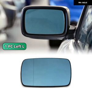 ヒーター付きサイドミラー ガラスヒーター 曇り止め 霜取り機能付きドアウィングミラー シート BMW E46 1998-2006 - 1PC Left