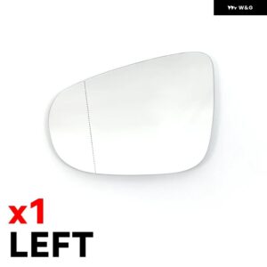 VW GOLF 5 MK5 2003 - 2008 JETTA PASSAT B6 2006-2009 左右ドアサイドヒーター付きウィングミラー ガラスリアビュープレート - 1PC Left