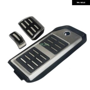 ガスアクセルブレーキ フットレスト ペダルカバー アウディ Q7 Q8 2017-2024 フォルクスワーゲン トゥアレグ LHD 2019-2024 ポルシェ カイエン 2020-2024 - 3PCS