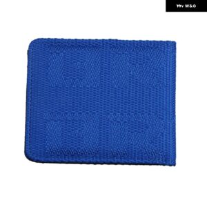 スタイル ブライドウォレットレーシングファブリックキャンバスウォレットキーケース スタイル オートウォレット - blue