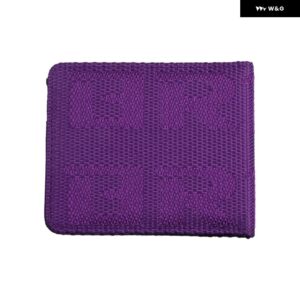 スタイル ブライドウォレットレーシングファブリックキャンバスウォレットキーケース スタイル オートウォレット - purple