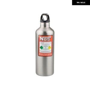 NOS ボトル 車用断熱カップ 500ML ステンレス ポータブル断熱カップ カスタム レーシング スタイル カーアクセサリー - Silver