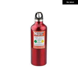 NOS ボトル 車用断熱カップ 500ML ステンレス ポータブル断熱カップ カスタム レーシング スタイル カーアクセサリー - red