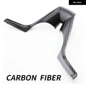 シボレー クルーズ セダン ハッチバック 2009-2014 車用 ステアリングホイール トリム カバー クローム ステッカー アクセサリー - ABS carbon fiber