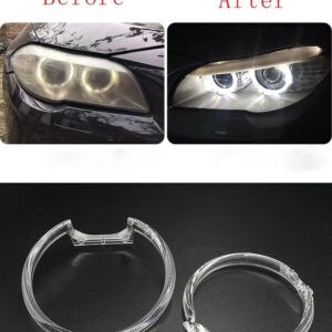 BMW 5シリーズ F10 525 2011-2013 DRL デイタイム ランニングライト ガイドプレート チューブ ストリップ - 2pcs Left headlight