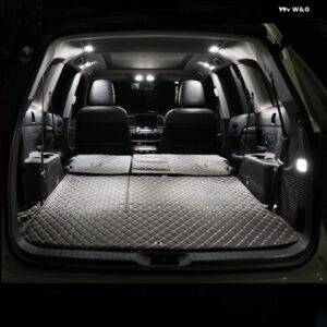 シトロエン C3-XR 2014 - 18 7個キット 12V LED 電球 車内ドーム読書灯 トランク ライト アクセサリー - White