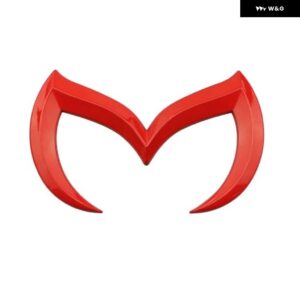 カー スタイリング オートエンブレム 3D ステッカー ロゴ ステッカー マツダ 2 3 6 CX-5 CX-6 CX5 CX3 CX-3 アクセラ アテンザ アクセサリー - red