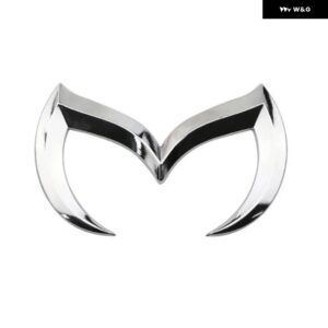 カー スタイリング オートエンブレム 3D ステッカー ロゴ ステッカー マツダ 2 3 6 CX-5 CX-6 CX5 CX3 CX-3 アクセラ アテンザ アクセサリー - Silver