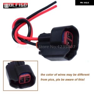 EV6 EV14 燃料 インジェクター 2ウェイコネクタ ピグテールワイヤ マスタング フォード シボレー V6 V8 S824 S-824 1P1344 WPT-1051 PT2160 - 1 PC