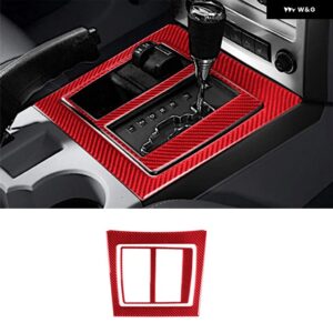 ジープ リバティ 2008 - 12 アクセサリー 車内 カーボン トリム ステッカー レッド - type 15