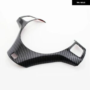 BMW 1 3シリーズ E90 E92 E93 2005-2012 X1 E84 E82 E87 ステアリングホイール パネル デコレーションカバー ステッカー アクセサリー - Carbon fiber black