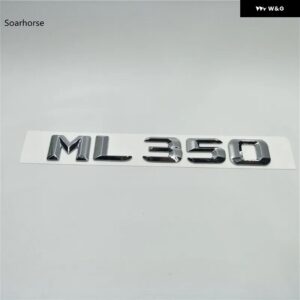 オート ステッカー W166 W164 ML55 ML63 ML250 ML280 ML300 ML320 ML350 リアテールロゴ文字 デカール バッジエンブレム - ML350