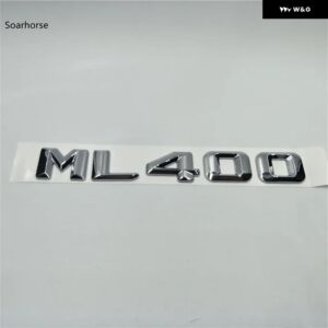 オート ステッカー W166 W164 ML55 ML63 ML250 ML280 ML300 ML320 ML350 リアテールロゴ文字 デカール バッジエンブレム - ML400