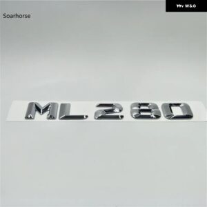 オート ステッカー W166 W164 ML55 ML63 ML250 ML280 ML300 ML320 ML350 リアテールロゴ文字 デカール バッジエンブレム - ML280