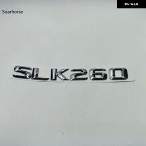 SLK クラス W171 SLK63 SLK200 SLK220 SLK230 車用クロームアルファベット ステッカー バッジエンブレム - SLK260