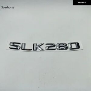 SLK クラス W171 SLK63 SLK200 SLK220 SLK230 車用クロームアルファベット ステッカー バッジエンブレム - SLK280