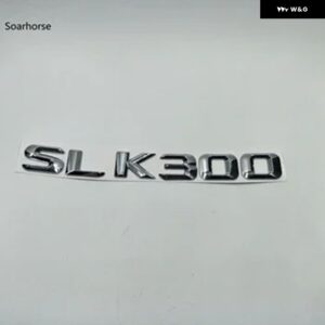 SLK クラス W171 SLK63 SLK200 SLK220 SLK230 車用クロームアルファベット ステッカー バッジエンブレム - SLK300