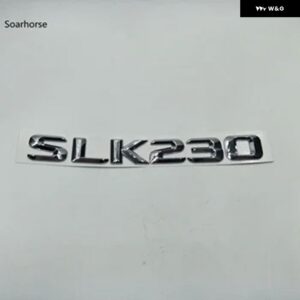 SLK クラス W171 SLK63 SLK200 SLK220 SLK230 車用クロームアルファベット ステッカー バッジエンブレム - SLK230