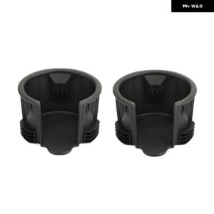 カーセンター コンソール フロントドリンクカップ ホルダー インサート ランドローバー L322 L405 LR3 LR4 レンジローバー スポーツ L322 L405 ディスカバリ - 2PCS