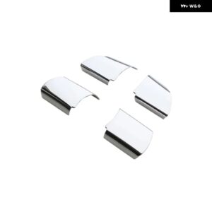 ABS 車用 ステアリングホイール 装飾 カバー ステッカー スパンコール インテリア アクセサリー フォード フォーカス 2 MK2 2005-2014 - Silver