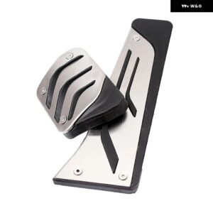 BMW 3シリーズ G20 G21 2020 -2024 LHD 車用 アクセル 燃料 ブレーキペダル フットレスト ペダルプレートカバー 滑り止め パッド アクセサリー - 2PCS