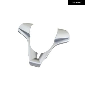 カー スタイリング トリム インテリア ステアリングホイール 装飾 ステッカー シボレー クルーズセダン ハッチバック 2009 - 2014アクセサリー - Matte Silver